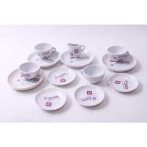 1989, Barbie, China Tea Set, Mattel, Doll Accessories, FLAW ~ 250811-WH 483